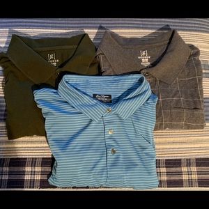 3XL x 3 polo shirts